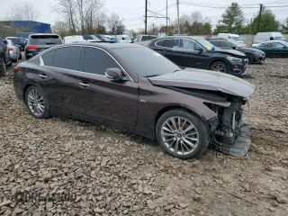 2019 Infiniti Q50 3.0t LUXE with VIN JN1EV7AP7KM512655, listed as a Copart auction lot 52543265 with 68,501 mi miles and Salvage Title. Bid and sale history available at carsss.com. Image 4.