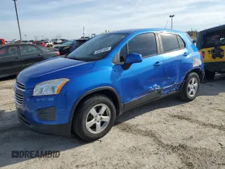 2016 Chevrolet Trax LS with VIN KL7CJNSB6GB758037, listed as a Copart auction lot 43401405 with 131,117 mi miles and Salvage Title. Bid and sale history available at carsss.com. Image 1.