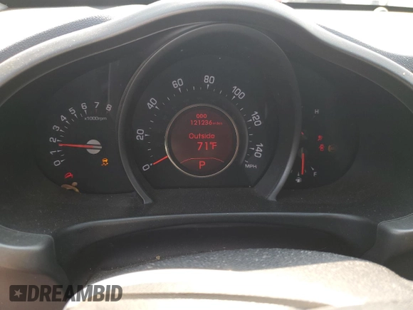 2011 Kia Sportage SX with VIN KNDPC3A63B7169255, listed as a Copart auction lot 60174855 with 121,236 mi miles and Salvage title. Bid and sale history available at DreamBid. Image 9.
