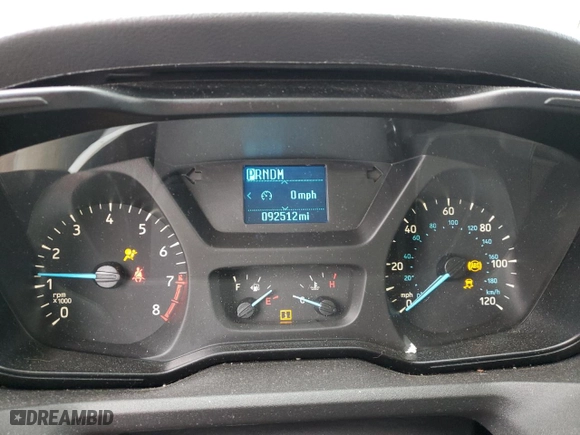 2019 Ford Transit Van with VIN 1FTYR2XM6KKA82420, listed as a Copart auction lot 52708425 with 92,512 mi miles and Salvage Title. Bid and sale history available at carsss.com. Image 9.