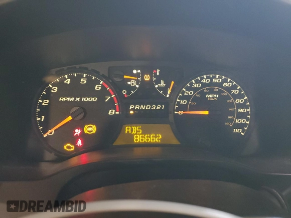 2008 Chevrolet Colorado LS with VIN 1GCCS249388220645, listed as a Copart auction lot 84193354 with 86,662 mi miles and Salvage Title. Bid and sale history available at DreamBid. Image 9.