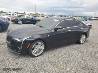 2021 Cadillac CT4 Premium Luxury with VIN 1G6DB5RK6M0129902, listed as a Copart auction lot 74397794 with 0 mi miles and Salvage Title. Bid and sale history available at carsss.com. Image 1.