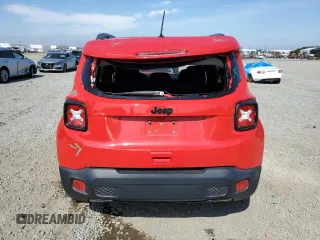 2018 Jeep Renegade Latitude with VIN ZACCJABB4JPJ46537, listed as a Copart auction lot 53843355 with 69,536 mi miles and Salvage title. Bid and sale history available at DreamBid. Image 6.