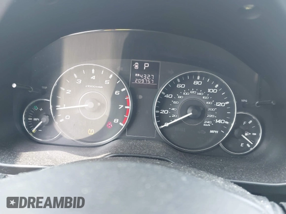 2011 Subaru Legacy Premium Power Moon with VIN 4S3BMBG65B3222263, listed as a IAAI auction lot 42478380 with 209,757 mi miles and . Bid and sale history available at DreamBid. Image 7.