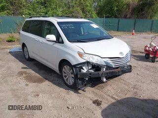 2014 Toyota Sienna Limited with VIN 5TDDK3DC0ES091826, listed as a IAAI auction lot 42112113 with 200,255 mi miles and . Bid and sale history available at DreamBid. Image 1.