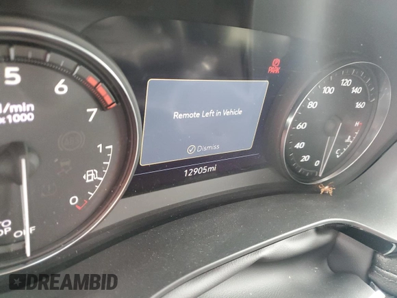 2023 Cadillac XT5 AWD Premium Luxury with VIN 1GYKNDR45PZ224937, listed as a Copart auction lot 57599125 with 12,905 mi miles and Salvage title. Bid and sale history available at DreamBid. Image 9.