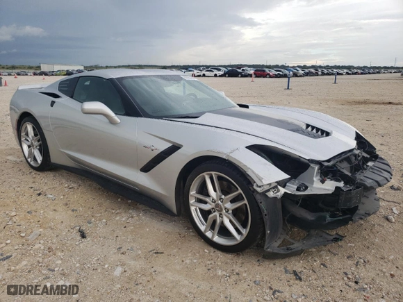 2014 Chevrolet Corvette Stingray Z51 3LT with VIN 1G1YM2D71E5100170, listed as a Copart auction lot 69983954 with 48,803 mi miles and Salvage Title. Bid and sale history available at carsss.com. Image 4.