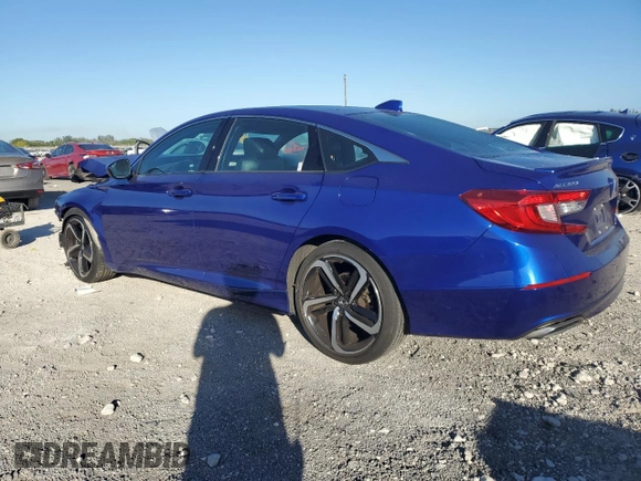 2019 Honda Accord Sport with VIN 1HGCV2F30KA011946, listed as a Copart auction lot 88006805 with 52,184 mi miles and Salvage title. Bid and sale history available at DreamBid. Image 2.
