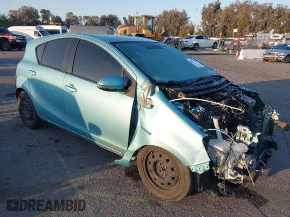2014 Toyota Prius One with VIN JTDKDTB38E1081501, listed as a IAAI auction lot 41971792 with 96,429 mi miles and . Bid and sale history available at DreamBid. Image 13.
