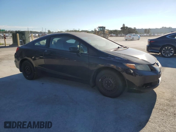 2012 Honda Civic Cpe LX with VIN 2HGFG3B52CH565934, listed as a Copart auction lot 74461284 with 259,290 mi miles and Salvage Title. Bid and sale history available at carsss.com. Image 4.