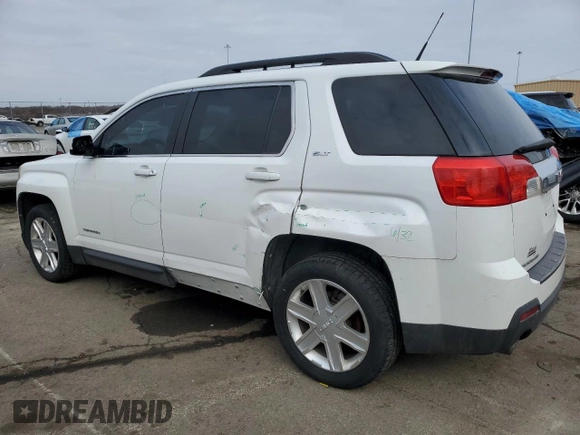 2011 GMC Terrain SLT-1 with VIN 2CTFLVE53B6235302, listed as a Copart auction lot 46898125 with 183,059 mi miles and Salvage title. Bid and sale history available at DreamBid. Image 2.