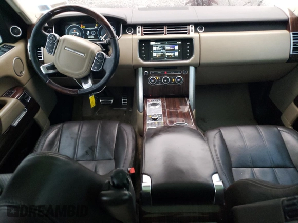 2016 Land Rover Range Rover Supercharged z VIN SALGS2EF3GA299806, wystawiony jako Copart lot #42331795 z przebiegiem 127 988 mil mil oraz Szkoda całkowita • Salvage title. Historia ofert i sprzedaży dostępna na DreamBid. Obrazek 8.