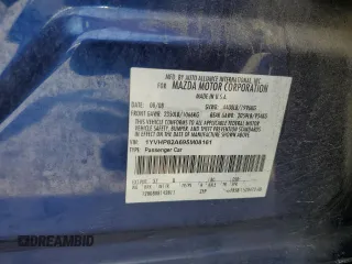 2009 Mazda 6 i Touring with VIN 1YVHP82A695M08161, listed as a Copart auction lot 53919555 with 229,995 mi miles and Salvage Title. Bid and sale history available at carsss.com. Image 12.