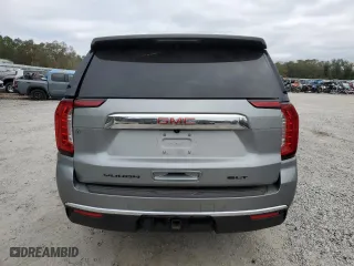 2023 GMC Yukon XL SLT with VIN 1GKS2GKD2PR337100, listed as a Copart auction lot 76396034 with 14,034 mi miles and Salvage Title. Bid and sale history available at carsss.com. Image 6.