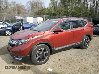 2017 Honda CR-V Touring with VIN 2HKRW2H90HH674264, listed as a Copart auction lot 51176835 with 84,983 mi miles and Salvage Title. Bid and sale history available at carsss.com. Image 1.