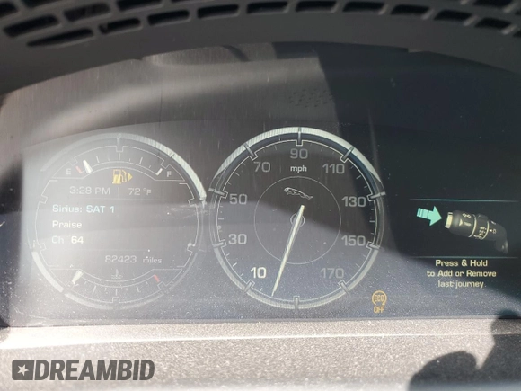 2015 Jaguar XJ with VIN SAJWA1CZ9F8V88418, listed as a Copart auction lot 45547965 with 82,423 mi miles and Salvage Title. Bid and sale history available at carsss.com. Image 9.