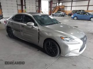 2015 Lexus IS 250 with VIN JTHCF1D26F5016758, listed as a IAAI auction lot 40361203 with 145,069 mi miles. Bid and sale history available at carsss.com. Image 1.