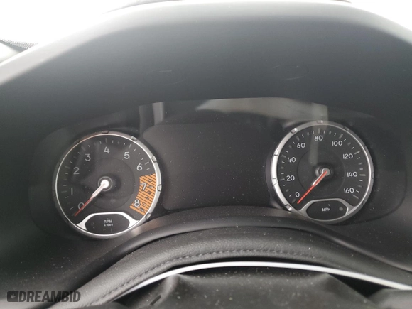 2021 Jeep Renegade Latitude with VIN ZACNJDBB1MPN20858, listed as a Copart auction lot 58860624 with 0 mi miles and Salvage Title. Bid and sale history available at carsss.com. Image 9.