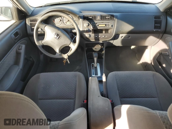 2004 Honda Civic VP with VIN 2HGES16344H616696, listed as a Copart auction lot 60273924 with 163,378 mi miles and Salvage title. Bid and sale history available at DreamBid. Image 8.