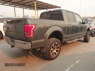 2015 Ford F-150 XLT with VIN 1FTEW1EP3FFB27105, listed as a IAAI auction lot 41278933 with 194,664 mi miles. Bid and sale history available at carsss.com. Image 4.