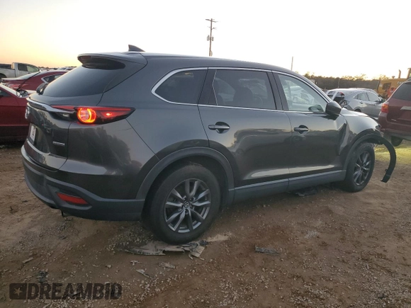 2020 Mazda CX-9 Touring with VIN JM3TCACY6L0402127, listed as a Copart auction lot 80961074 with 52,121 mi miles and Salvage title. Bid and sale history available at DreamBid. Image 3.