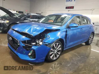 2018 Hyundai Elantra GT with VIN KMHH35LE9JU014838, listed as a Copart auction lot 49598085 with 70,658 mi miles and Salvage Title. Bid and sale history available at carsss.com. Image 1.