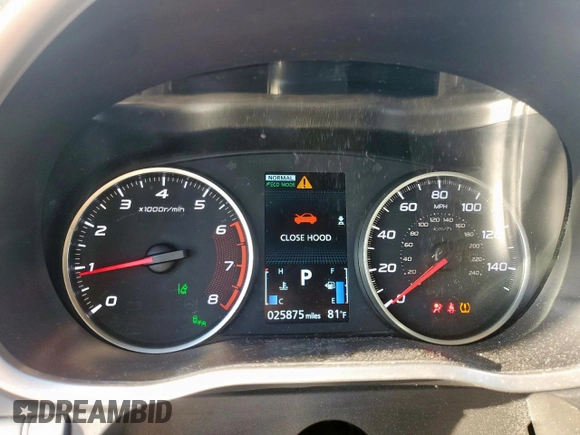 2024 Mitsubishi Eclipse Cross SE with VIN JA4ATWAAXRZ000676, listed as a Copart auction lot 61229375 with 25,875 mi miles and Salvage title. Bid and sale history available at DreamBid. Image 9.