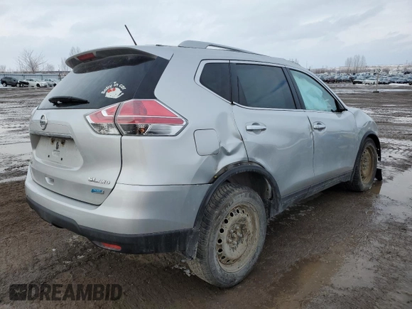 2015 Nissan Rogue SL with VIN 5N1AT2MV3FC771827, listed as a Copart auction lot 47189705 with Not Provided miles and Non Repairable. Bid and sale history available at carsss.com. Image 3.