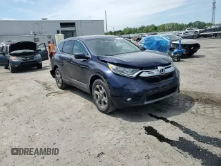 2017 Honda CR-V EX-L with VIN 2HKRW2H83HH622134, listed as a Copart auction lot 54159345 with 125,102 mi miles and Salvage Title. Bid and sale history available at carsss.com. Image 14.