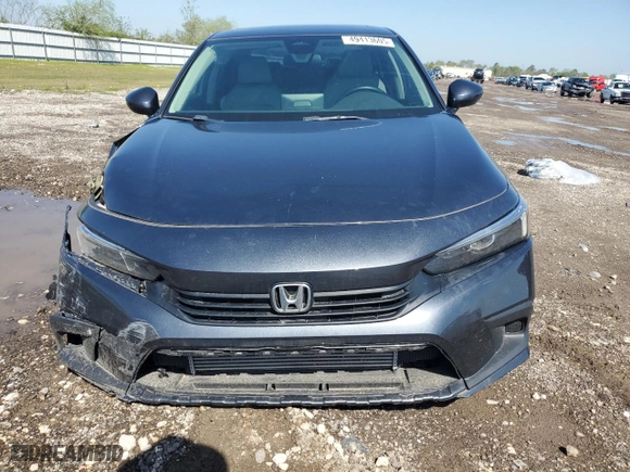 2022 Honda Civic Sedan EX with VIN 2HGFE1F78NH323285, listed as a Copart auction lot 49413605 with 13,741 mi miles and Salvage Title. Bid and sale history available at carsss.com. Image 5.