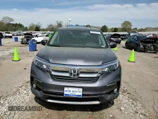2022 Honda Pilot EX-L with VIN 5FNYF5H54NB014880, listed as a Copart auction lot 50223345 with 34,021 mi miles and Salvage title. Bid and sale history available at DreamBid. Image 11.