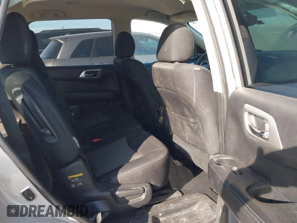 2019 Nissan Pathfinder S with VIN 5N1DR2MN7KC634430, listed as a IAAI auction lot 41289863 with 131,654 mi miles and . Bid and sale history available at DreamBid. Image 8.
