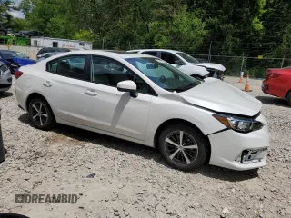 2022 Subaru Impreza Premium with VIN 4S3GKAD61N3602876, listed as a Copart auction lot 64166075 with 26,511 mi miles and Salvage title. Bid and sale history available at DreamBid. Image 4.