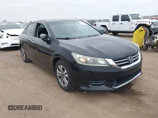 2014 Honda Accord LX z VIN 1HGCR2F34EA091034, wystawiony jako IAAI lot #42110625 z przebiegiem 200 519 mil mil oraz . Historia ofert i sprzedaży dostępna na DreamBid. Obrazek 1.