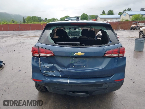 2024 Chevrolet Equinox LS with VIN 3GNAXHEG1RL169794, listed as a IAAI auction lot 42318001 with 35,007 mi miles and . Bid and sale history available at DreamBid. Image 17.