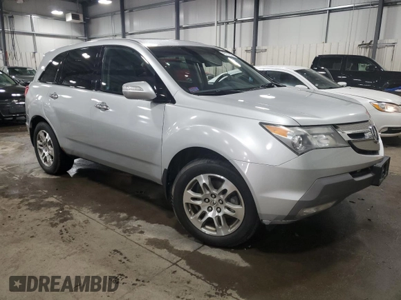 2008 Acura MDX Tech Pkg with VIN 2HNYD28368H511327, listed as a Copart auction lot 49407205 with 207,658 mi miles and Salvage Title. Bid and sale history available at carsss.com. Image 4.