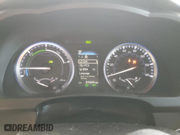 2017 Toyota Highlander Hybrid Limited with VIN 5TDDGRFH5HS024091, listed as a Copart auction lot 50240225 with 97,409 mi miles and Salvage title. Bid and sale history available at DreamBid. Image 9.