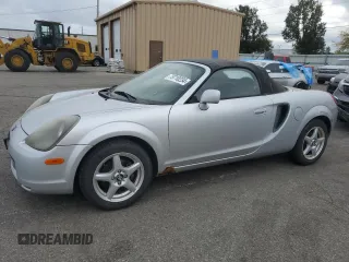 2001 Toyota MR2 with VIN JTDFR320810029195, listed as a Copart auction lot 75710234 with 59,270 mi miles and Clean Title. Bid and sale history available at DreamBid. Image 1.