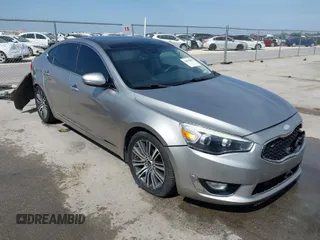 2015 Kia Cadenza Premium with VIN KNALN4D73F5173890, listed as a IAAI auction lot 41829856 with 96,812 mi miles. Bid and sale history available at carsss.com. Image 1.