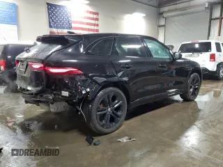 2024 Jaguar F-Pace R-Dynamic S with VIN SADCT2FU0RA722896, listed as a Copart auction lot 42986455 with 9,589 mi miles and Salvage Title. Bid and sale history available at DreamBid. Image 3.