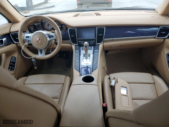 2012 Porsche Panamera S Hybrid with VIN WP0AD2A73CL045159, listed as a Copart auction lot 46129455 with 55,432 mi miles and Salvage Title. Bid and sale history available at carsss.com. Image 8.