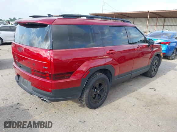 2024 Hyundai Santa Fe XRT z VIN 5NMP3DGL5RH054789, wystawiony jako IAAI lot #42057333 z przebiegiem 14 403 mil mil oraz . Historia ofert i sprzedaży dostępna na DreamBid. Obrazek 4.