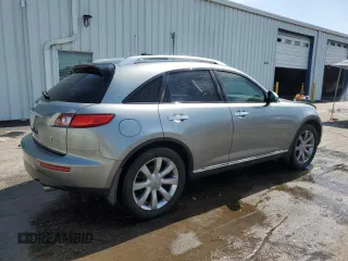 2008 Infiniti FX z VIN JNRAS08U08X102116, wystawiony jako Copart lot #56519735 z przebiegiem 217 516 mil mil oraz Szkoda całkowita • Salvage title. Historia ofert i sprzedaży dostępna na DreamBid. Obrazek 3.