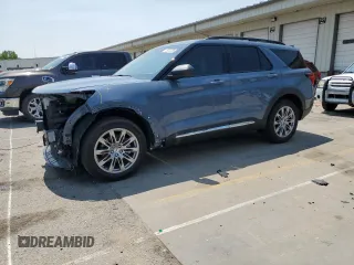 2025 Ford Explorer Active with VIN 1FMUK8DH8SGA91907, listed as a Copart auction lot 59053395 with 1,468 mi miles and Salvage title. Bid and sale history available at DreamBid. Image 1.