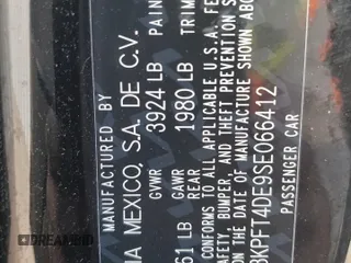 2025 Kia K4 LXS with VIN 3KPFT4DE9SE066412, listed as a Copart auction lot 50707135 with 3,278 mi miles and Clean Title. Bid and sale history available at carsss.com. Image 12.