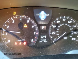 2008 Lexus LS 460 with VIN JTHBL46F185053614, listed as a Copart auction lot 46402145 with 174,227 mi miles and Salvage Title. Bid and sale history available at DreamBid. Image 9.