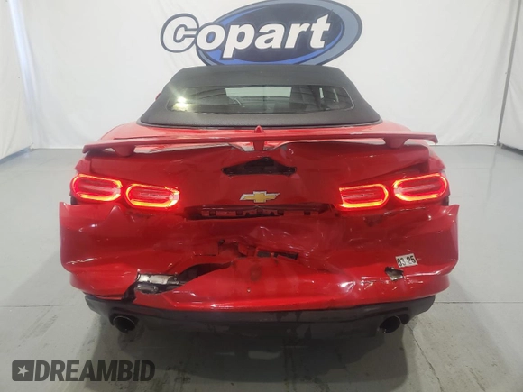 2020 Chevrolet Camaro 1LT with VIN 1G1FB3DX9L0109440, listed as a Copart auction lot 48245485 with 48,478 mi miles and Non Repairable. Bid and sale history available at carsss.com. Image 6.
