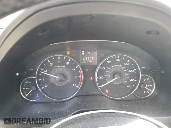 2012 Subaru Legacy Premium with VIN 4S3BMBC66C3026839, listed as a Copart auction lot 49735345 with 133,567 mi miles and Salvage title. Bid and sale history available at DreamBid. Image 9.