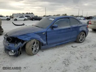 2011 BMW 1 Series 135i with VIN WBAUC9C5XBVM11414, listed as a Copart auction lot 78108344 with 82,790 mi miles and Salvage Title. Bid and sale history available at carsss.com. Image 1.