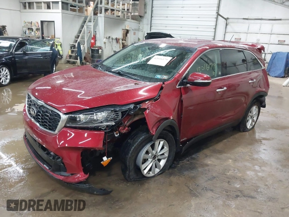 2020 Kia Sorento LX with VIN 5XYPGDA34LG680929, listed as a IAAI auction lot 42016179 with 34,733 mi miles and . Bid and sale history available at carsss.com. Image 2.
